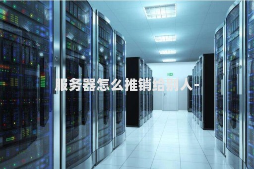 服务器怎么推销给别人-