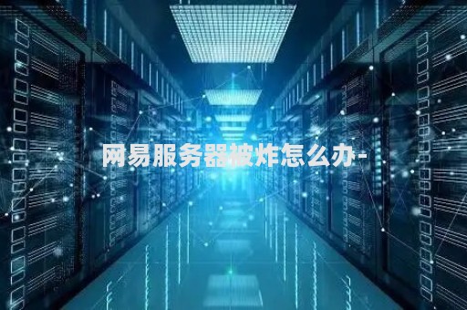 网易服务器被炸怎么办-